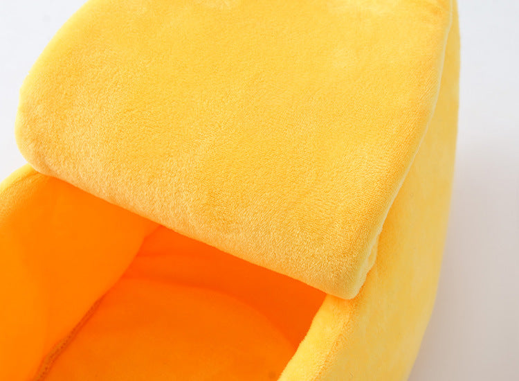 Banana Boat Shape Pet Bed