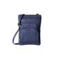 Womens Genuine Leather Multi-Pocket Crossbody Purse Bag