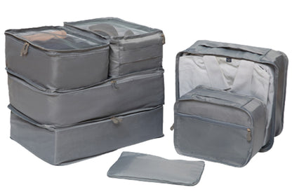 Set of 7Pcs Travel Storage Bags with Shoes Bag