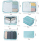 Set of 7Pcs Travel Storage Bags with Shoes Bag