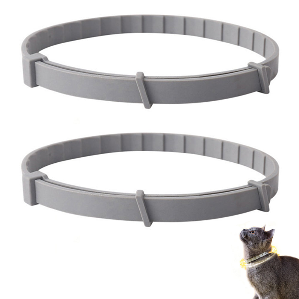 2Pcs Pet Collar Treatment Collar Adjustable Pets Collar