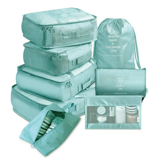 8Pcs Travel Luggage Packing Cubes Organizers Set
