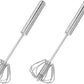 Stainless Steel Rotating Egg Whisk