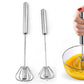 Stainless Steel Rotating Egg Whisk