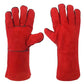 Double Layer Leather Welding Gloves Heat Resistant Fireproof Safety Gloves