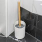 6 Pcs Bathroom Wash Set with Bamboo Lids and Plastic Body