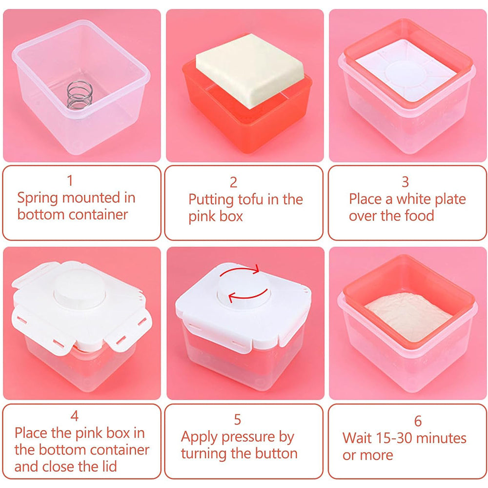 Marinating Dish Tofu Press Drainer