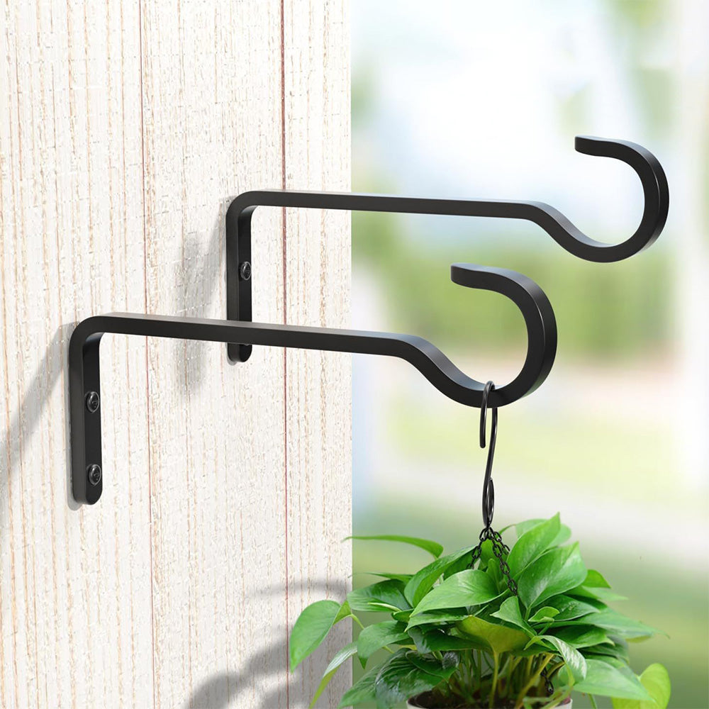 Rustproof Iron Plant Hooks for Wall Outdoor Bird Feeder Planter Baskets Hanger