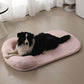 Pet Cooling Mat Memory Foam Cooling Fabric Dog Crate Bed with Pillow