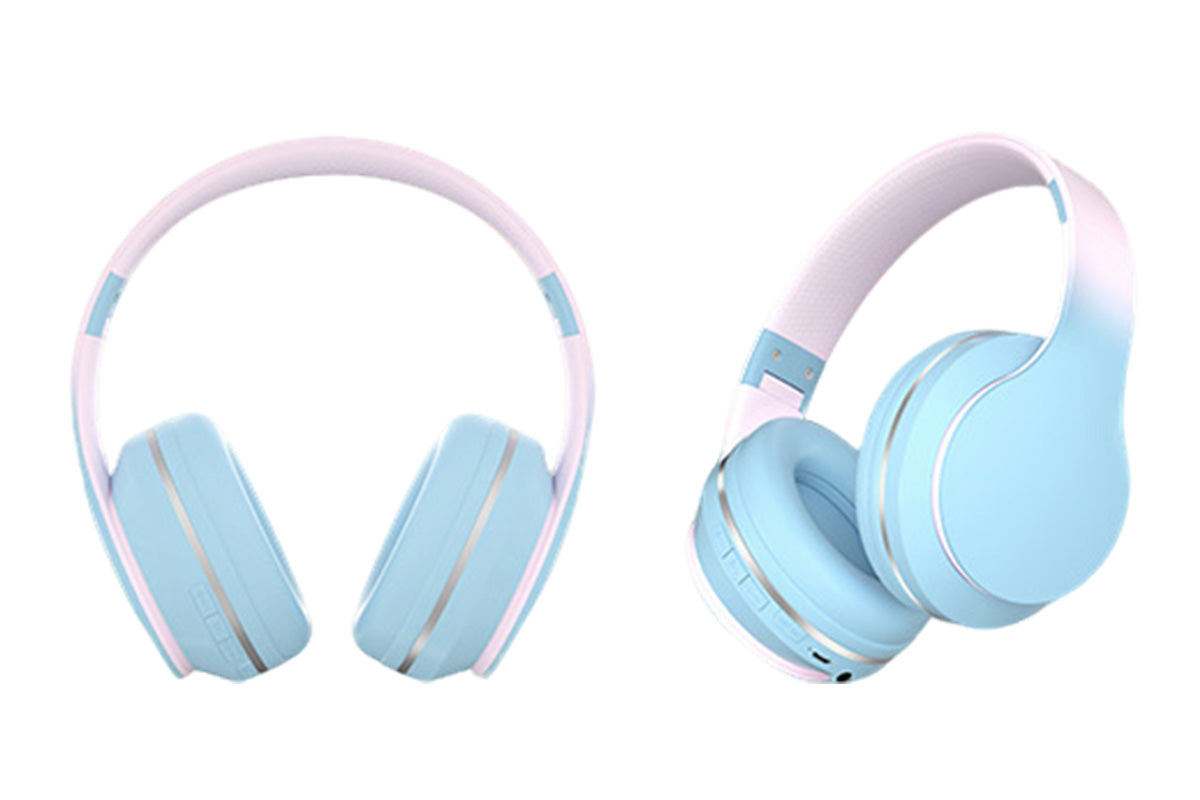 Foldable Wireless Headphones Over Ear Bluetooth Headset with Mic