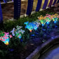 4Pcs Solar Garden Flowers Stake Light