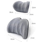 Set of Car Seat Memory Foam Lumbar Back Support and Neck Pillow