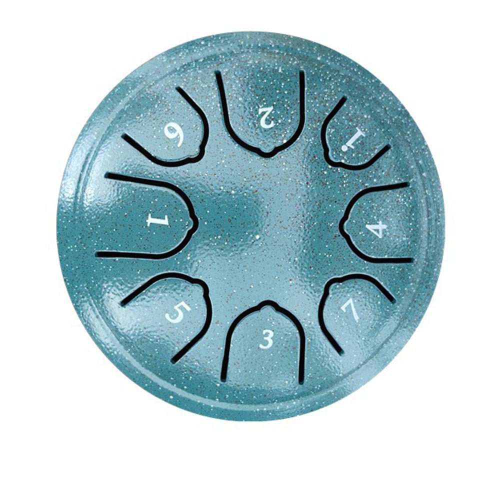 Rain Drum For Outside Mini Steel Tongue Drum Rain Chime 4.5 Inches 8 Notes