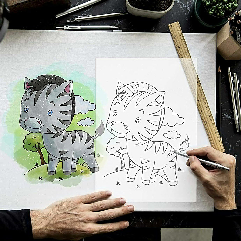 100 Sheets of A4 Tracing Paper Translucent Calligraphy Drawing Paper