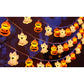 USB Halloween Ghost LED String Lights 4 Point 5m 30 Bulbs Decoration