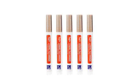 Set of 5Pcs Grout Tile Repair Pen-Brown