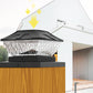 4Pcs 8LED 2 Modes Solar Powered Deck Fence Cap Lights for 4x4 5.5x5.5 Inch Posts