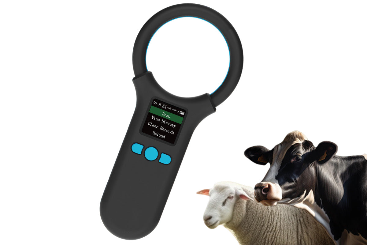 Pet Microchip Reader 134.2KHz/125KHz Dog Chip Scanner Animal ID Tag Scanner