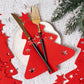 12Pcs Cutlery Bag Table Decoration Christmas Knife Fork Holder Tableware Organizer