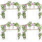 4Pcs Artificial Silk Wisteria Vine Hanging Garland 1.8 m for Home and Garden Decoration