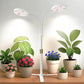 LED Grow Light Dual Head Full Spectrum Adjustable Plant Lamp for Indoor Plants