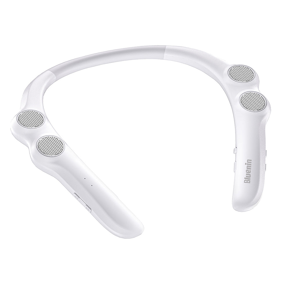 Neckband Bluetooth Speaker Wireless Wearable Speaker with 3D Stereo Sound and Mic