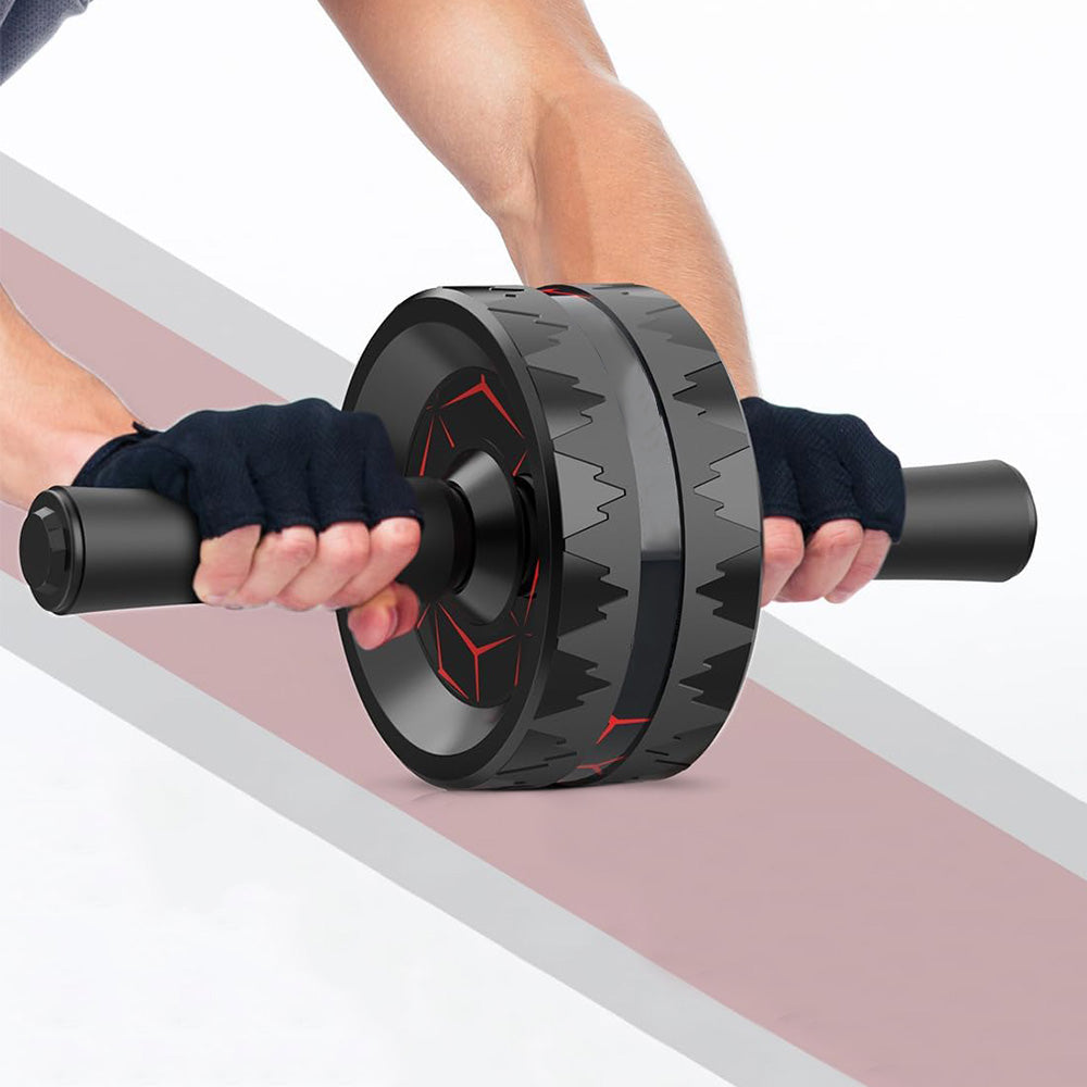 Ab Roller with Knee Pad 150kg Capacity