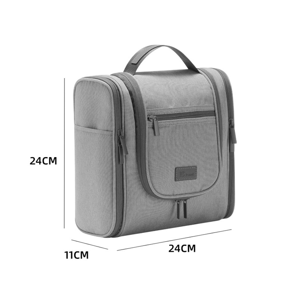 Travel Toiletry Makeup Bag with Expandable Compartments