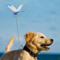 3PCS Outdoor Fake Dragonfly Rod Clip 3D Dragonfly Garden Decoration