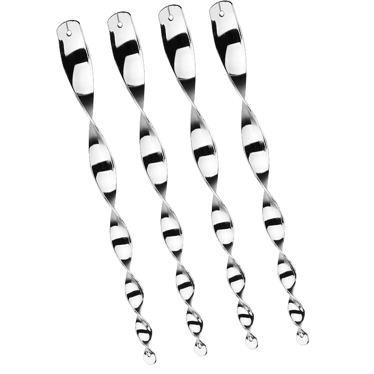 6Pcs Hanging Bird Repellent Reflective Scare Rods Spiral Deterrent Control Device Lot