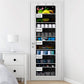 5-Tier Over the Door Hanging Storage Organizer with 10 Side Mesh Pockets