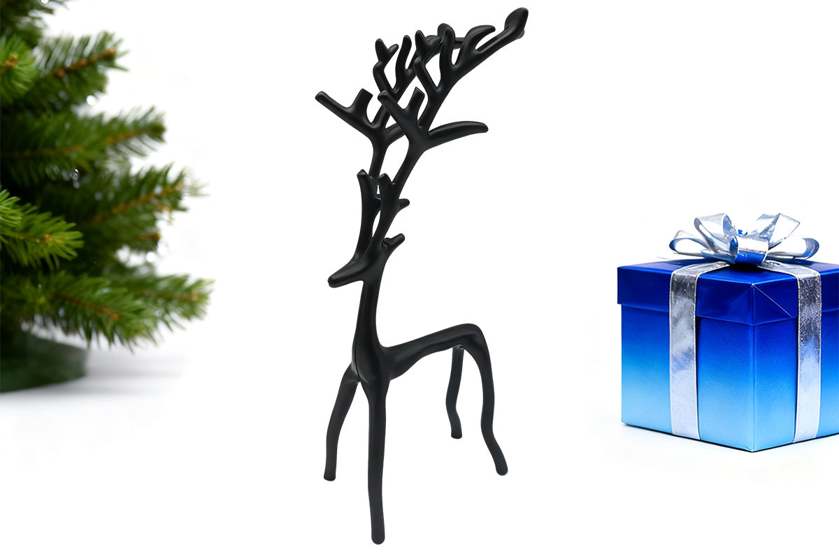 Christmas Reindeer Figurines Centerpieces Reindeer Decor for Coffee Table Fireplace