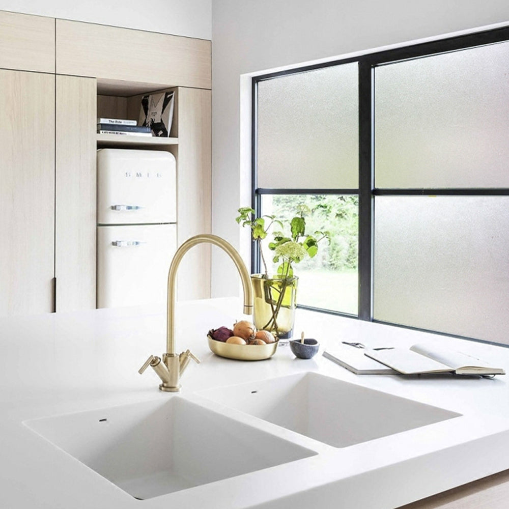 3Pcs 50cmx1m Clear Frosted Window Glass Removable Privacy Film
