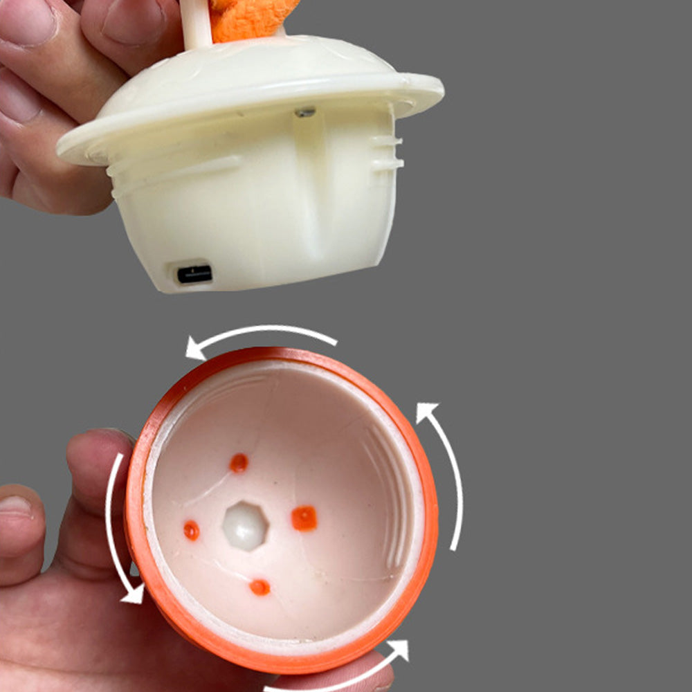 Interactive Dog Toys Touch Activated Bouncing And Jumping Dog Ball With Rope