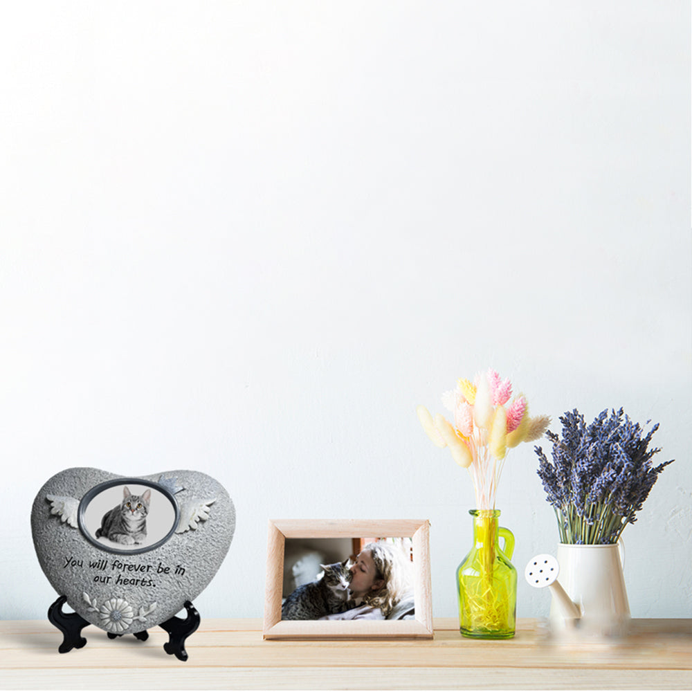 Pet Memorial Stone Puppy Tombstone Indoor Display