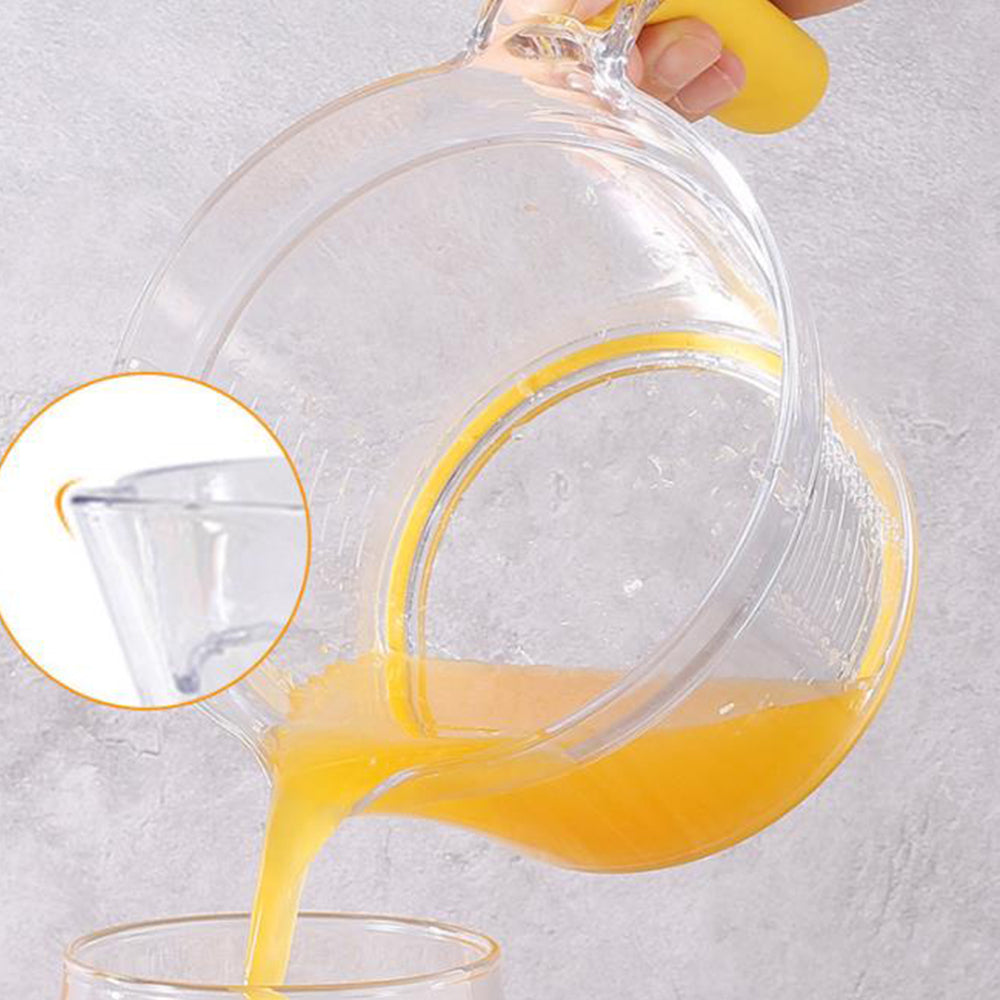 2Pcs 4-in-1 Citrus Squeezer Multifunctional Manual Juicer Measuring Cup