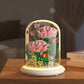 Light-Up Flower Building Blocks Kits with Dust Cover