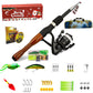 37PCS Fishing Tackle Fishing Tools With Fishing Rod For Christmas