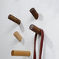 3 Sets Wooden Hook Wall Hook Hanger Hallway Home Decorations