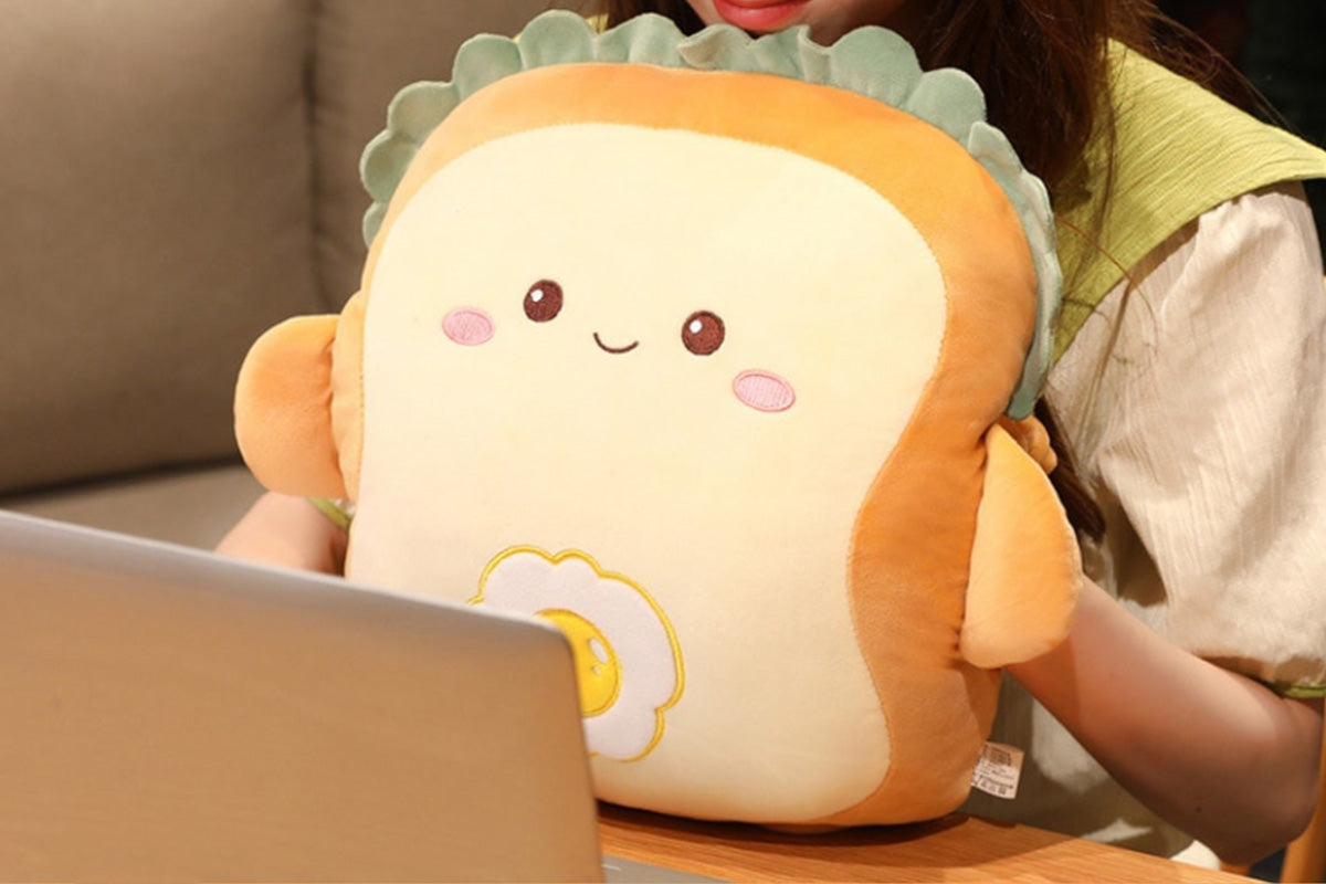 2-In-1 Cartoon Plushie Pillow Blanket