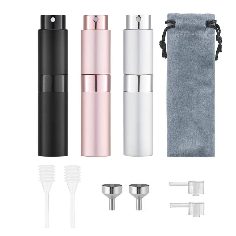 8ml Perfume or Cologne Travel Refillable Spray Bottle Portable Twist-Up Dispenser
