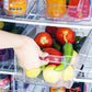 4Pcs Refrigerator Food Storage Box Fridge Organizer with Handle