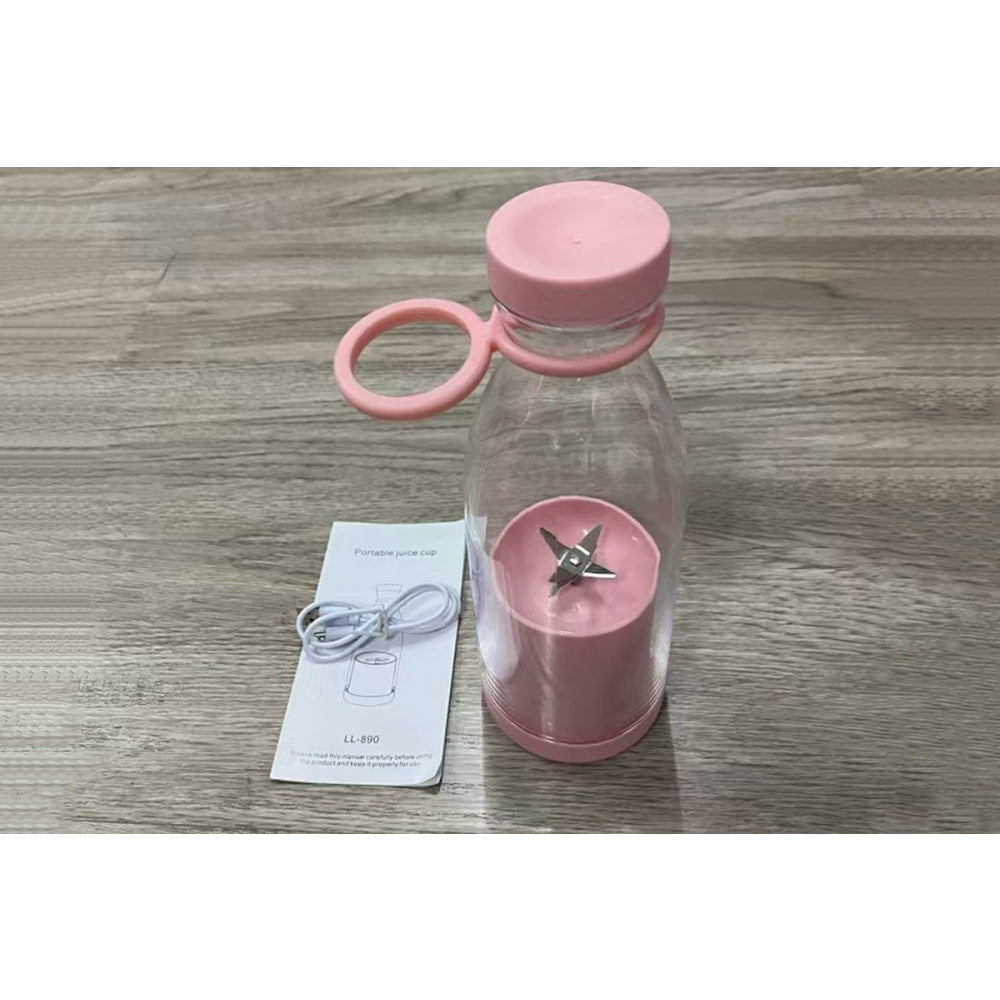 Portable 6 Blades Electric USB Juicer Cup Blender Mixing Machine for Fruit Smoothie