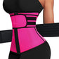 Sweat Waist Trainer for Women Sauna Sweat Belt Slim Body Shaper Corset-Red