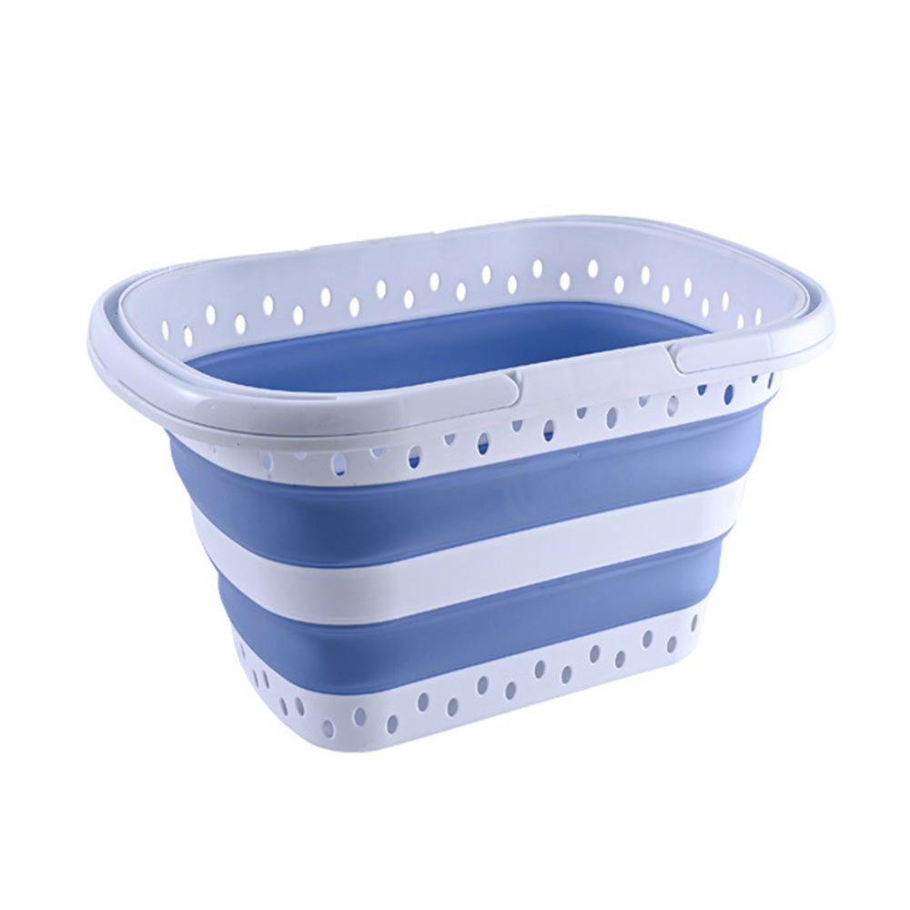 Foldable Collapsible Laundry Basket with Handle for Space Saving Storage