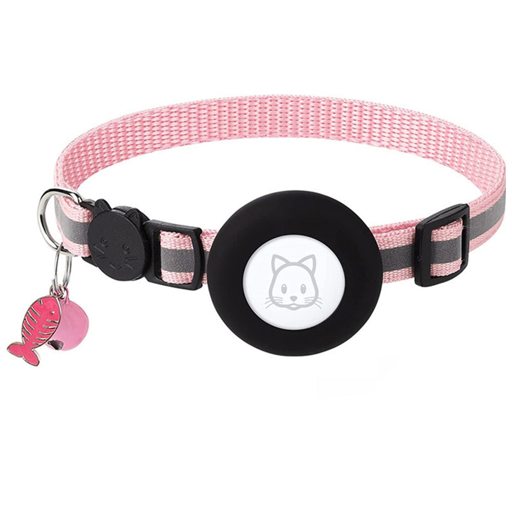 For Tracking Pet Collar Case Compatible with Apple Airtag Adjustable Cat Dog Collar