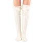 Womens Knitted Over Knee Socks for Fall and Winter Thick and Warm Long Stockings