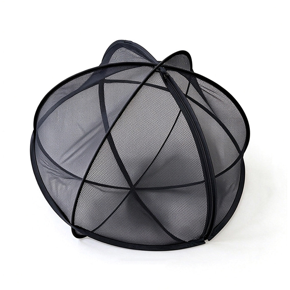 Foldable Pop Up Mesh Pet Playpen Tent with Zipper for Cats Outdoors