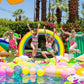 Inflatable Rainbow Sprinkler Extra Large Outdoor Water Toy