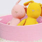 Gift Basket With Gift Bag And Ribbons Woven Storage Basket With Handle